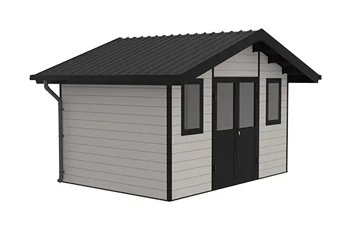 RidgeStar Waterproof Garden Shed for Backyard - Heavy Snow Load Rated