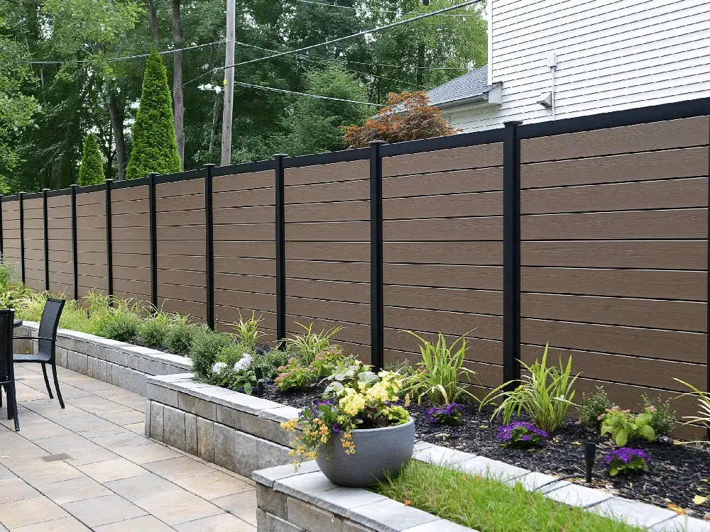 HorizonLine Wood Plastic Composite Fence Panels Low Maintenance