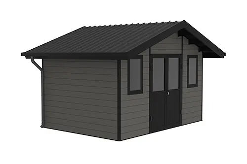RidgeStar Waterproof Garden Shed for Backyard - Heavy Snow Load Rated