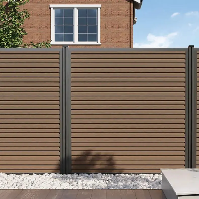 WPC Privacy Fencing with Hidden Fasteners