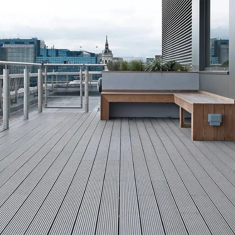 TimberFlow WPC Decking Boards with Anti-Slip Surface