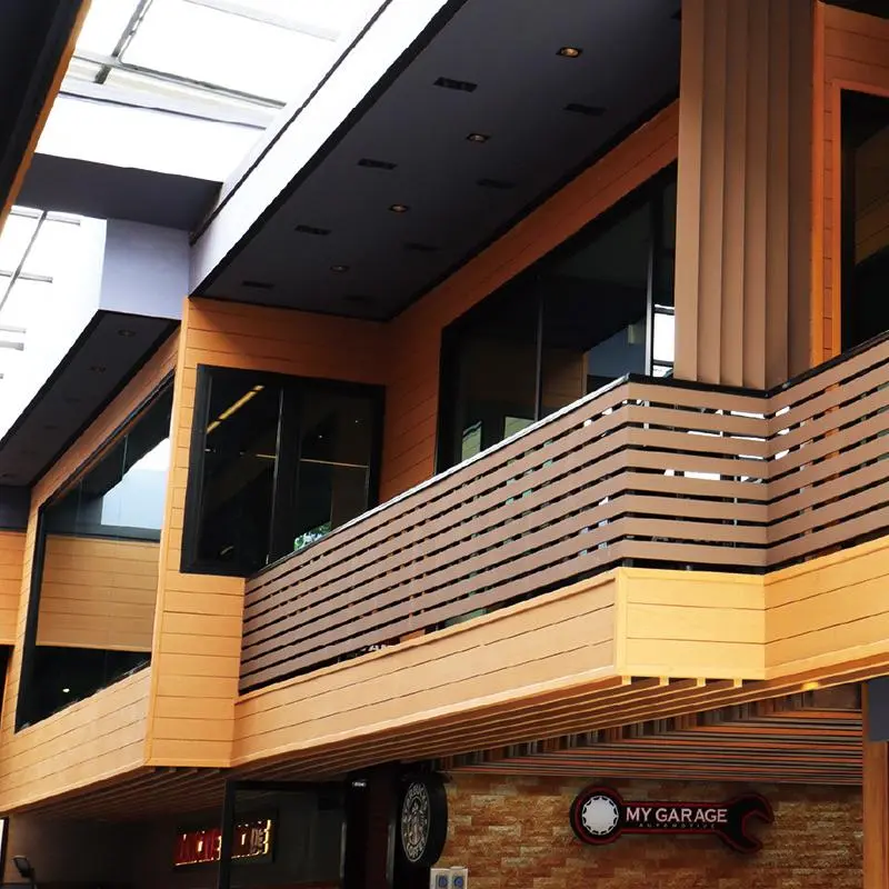 PlaneSleek WPC Exterior Cladding Panels with UV Protection