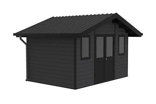 RidgeStar Waterproof Garden Shed for Backyard - Heavy Snow Load Rated