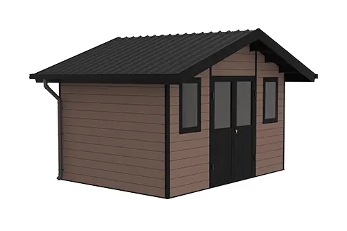 RidgeStar Waterproof Garden Shed for Backyard - Heavy Snow Load Rated